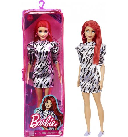 Mattel Barbie GRB56 Кукла Модница с ярко-рыжими волосами