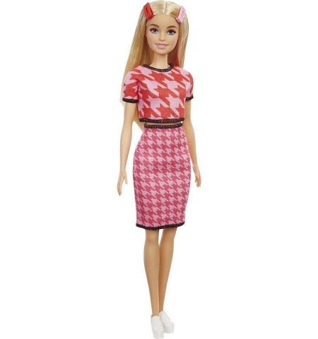 Mattel Barbie GRB59 Кукла Модница в розовом костюме Mattel Barbie GRB59 Кукла Модница в розовом костюме