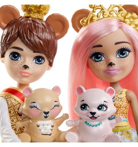 Mattel Enchantimals GYJ07 Игровой набор Королевская семья медведей Mattel Enchantimals GYJ07 Игровой набор Королевская семья медведей
