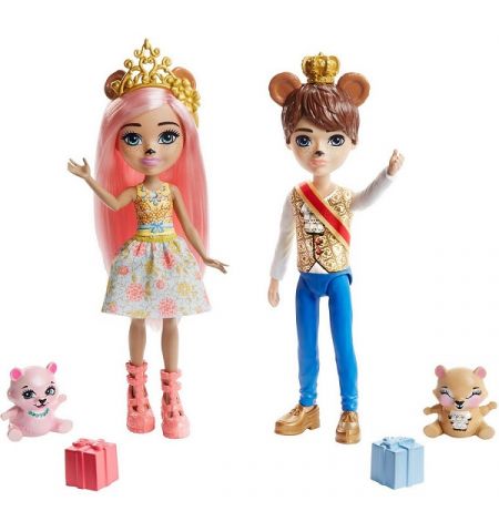 Mattel Enchantimals GYJ07 Игровой набор Королевская семья медведей Mattel Enchantimals GYJ07 Игровой набор Королевская семья медведей