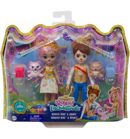 Mattel Enchantimals GYJ07 Игровой набор Королевская семья медведей Mattel Enchantimals GYJ07 Игровой набор Королевская семья медведей