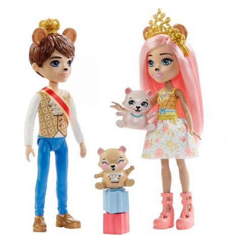 Mattel Enchantimals GYJ07 Игровой набор Королевская семья медведей Mattel Enchantimals GYJ07 Игровой набор Королевская семья медведей