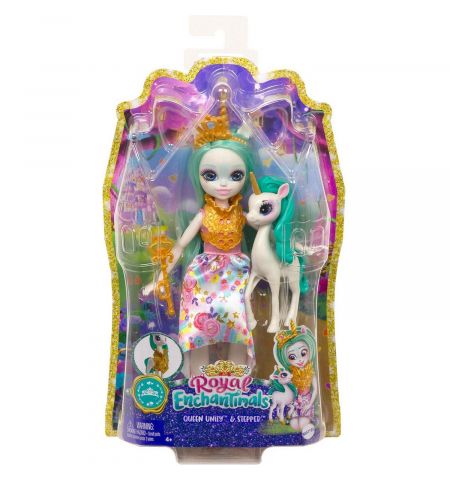 Mattel Enchantimals GYJ13 Игровой набор Queen Unity and Stepper Unicorn Mattel Enchantimals GYJ13 Игровой набор Queen Unity and Stepper Unicorn
