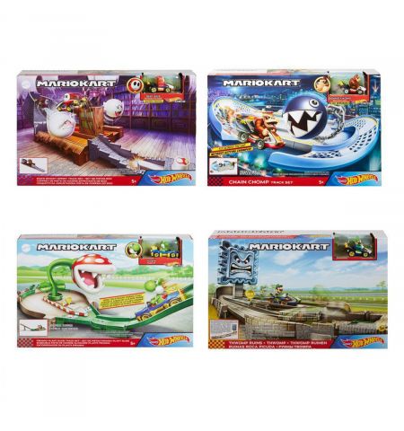 Mattel Hot Wheels GCP26 Автотрек Track Mario Set Kart Assorted Mattel Hot Wheels GCP26 Автотрек Track Mario Set Kart Assorted