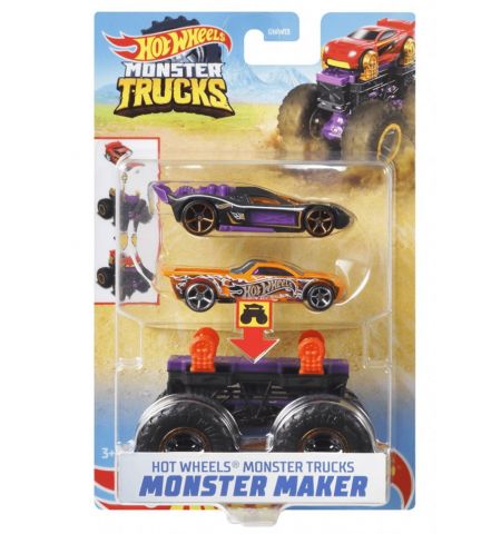 Mattel Hot Wheels GWW13 Набор машинок Monster Trucks Monster Maker Mattel Hot Wheels GWW13 Набор машинок Monster Trucks Monster Maker