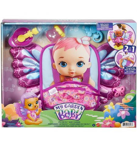 Mattel My Garden Baby HBH45 Держатель для пупса Красочные крылышки Mattel My Garden Baby HBH45 Держатель для пупса Красочные крылышки