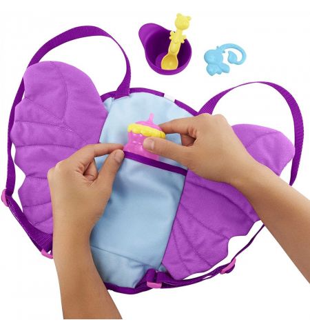 Mattel My Garden Baby HBH45 Держатель для пупса Красочные крылышки Mattel My Garden Baby HBH45 Держатель для пупса Красочные крылышки