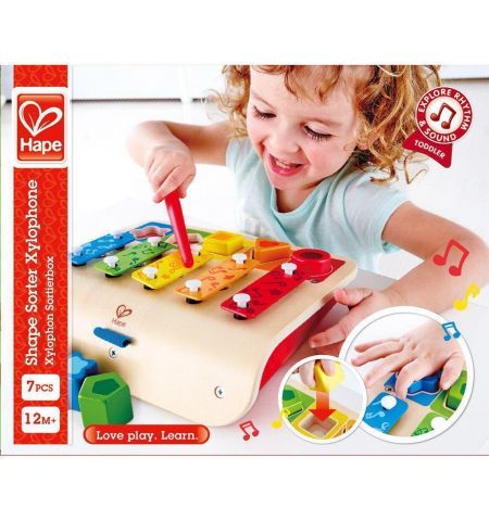 Hape E0334A Музыкальная деревянная игра Ксилофон Hape E0334A Музыкальная деревянная игра Ксилофон