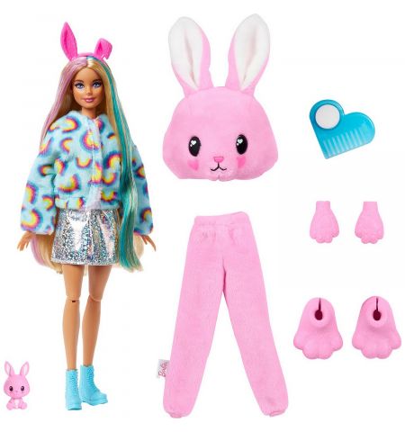 Barbie HHG19 Кукла Cutie Reveal Зайчик, 30 см Barbie HHG19 Кукла Cutie Reveal Зайчик, 30 см