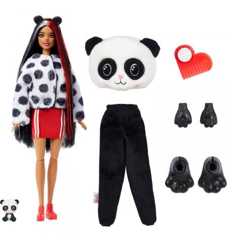 Barbie HHG22 Кукла Cutie Reveal Панда, 30 см Barbie HHG22 Кукла Cutie Reveal Панда, 30 см