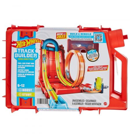 Hot Wheels HDX78 Трек Track Builder Unlimited Fuel Can Stunt Box Hot Wheels HDX78 Трек Track Builder Unlimited Fuel Can Stunt Box