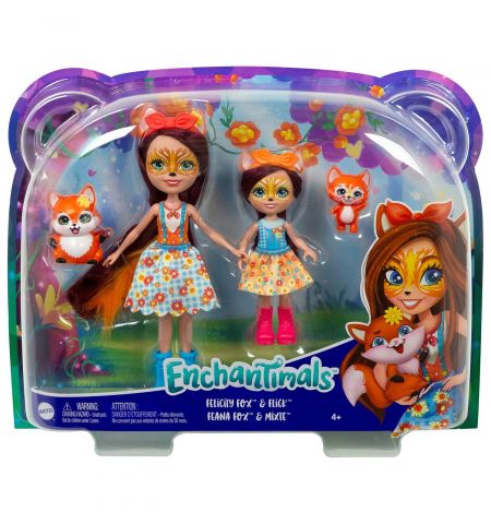Enchantimals HCF81 Набор игровой Сестрички с питомцами Фелисити и Феана Лис Enchantimals HCF81 Набор игровой Сестрички с питомцами Фелисити и Феана Лис