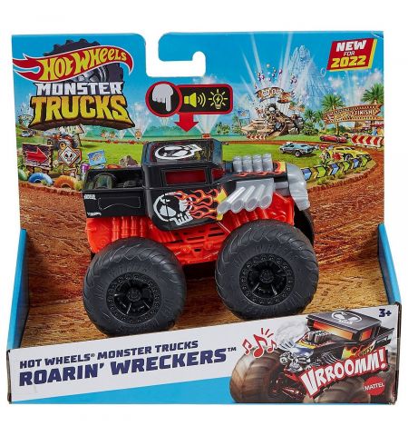 Hot Wheels HDX60 Машина Monster Trucks Roarin' Wreckers Bone Shaker Truck Hot Wheels HDX60 Машина Monster Trucks Roarin' Wreckers Bone Shaker Truck