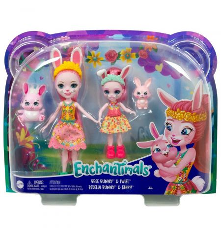 Enchantimals HCF84 Набор игровой Сестрички с питомцами Бри и Беделия Кроля Enchantimals HCF84 Набор игровой Сестрички с питомцами Бри и Беделия Кроля