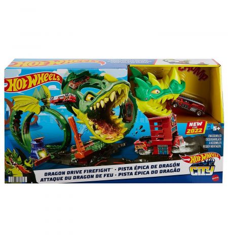 Hot Wheels HDP03 Набор игровой City Dragon Drive Firefight Hot Wheels HDP03 Набор игровой City Dragon Drive Firefight