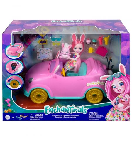 Enchantimals HCF85 Набор игровой Автомобиль Бри Кроли с куклой и аксессуарами Enchantimals HCF85 Набор игровой Автомобиль Бри Кроли с куклой и аксессуарами