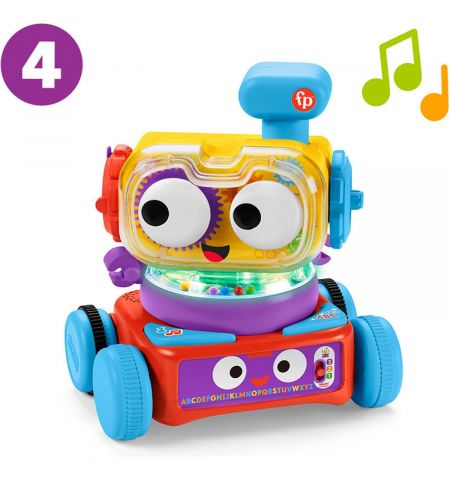Fisher Price HCK37 Игрушка обучающая Робот-Бот 4 в 1 Fisher Price HCK37 Игрушка обучающая Робот-Бот 4 в 1