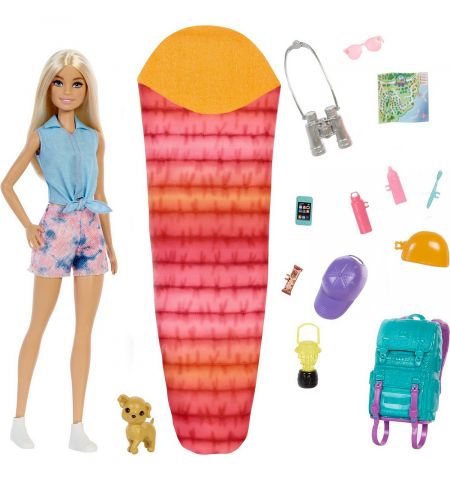 Barbie HDF73 Игровой набор Кемпинг на природе, 29 см Barbie HDF73 Игровой набор Кемпинг на природе, 29 см