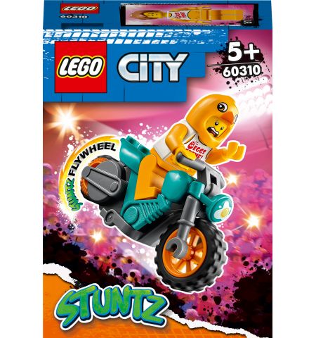Lego City Stuntz 60310 Конструктор Трюковый мотоцикл с цыплёнком