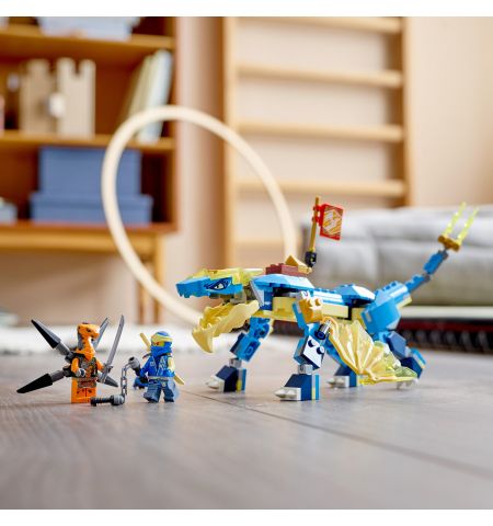 Lego Ninjago 71760 Конструктор Грозовой дракон ЭВО Джея