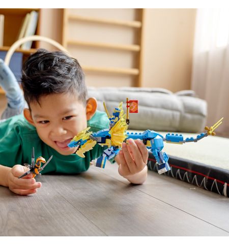Lego Ninjago 71760 Конструктор Грозовой дракон ЭВО Джея