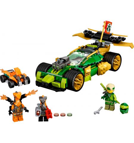 Lego Ninjago 71763 Конструктор Гоночный автомобиль ЭВО Ллойда
