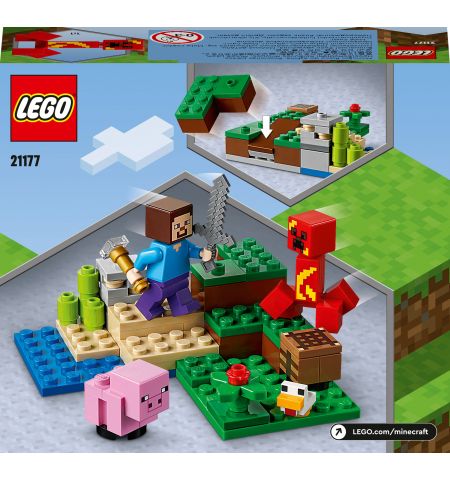 Lego Minecraft 21177 Конструктор Засада Крипера Lego Minecraft 21177 Конструктор Засада Крипера
