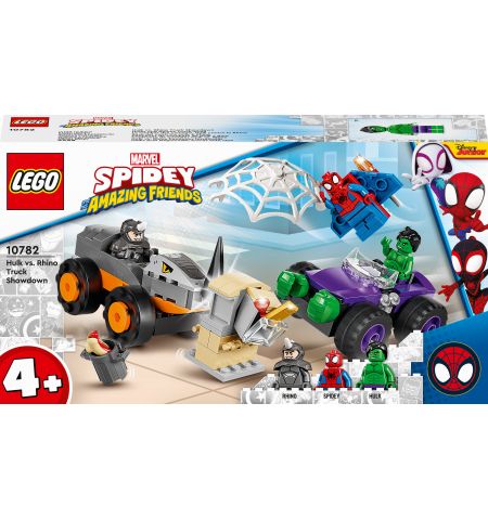 Lego Super Heroes 10782 Конструктор Схватка Халка и Носорога на грузовиках Lego Super Heroes 10782 Конструктор Схватка Халка и Носорога на грузовиках