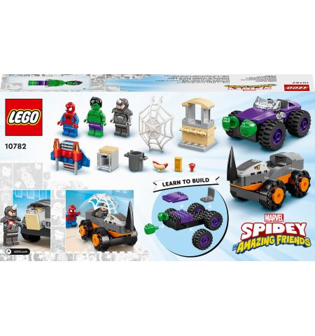 Lego Super Heroes 10782 Конструктор Схватка Халка и Носорога на грузовиках Lego Super Heroes 10782 Конструктор Схватка Халка и Носорога на грузовиках