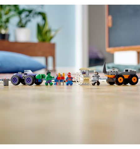 Lego Super Heroes 10782 Конструктор Схватка Халка и Носорога на грузовиках Lego Super Heroes 10782 Конструктор Схватка Халка и Носорога на грузовиках