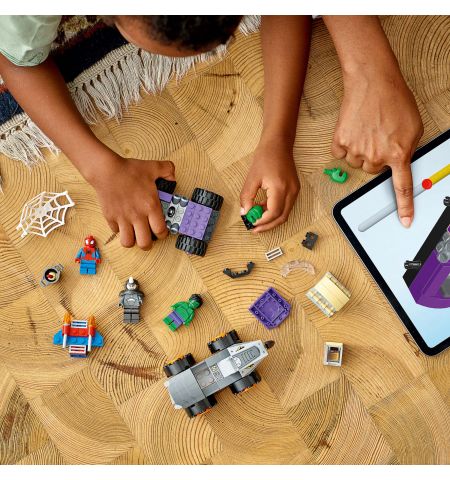 Lego Super Heroes 10782 Конструктор Схватка Халка и Носорога на грузовиках Lego Super Heroes 10782 Конструктор Схватка Халка и Носорога на грузовиках