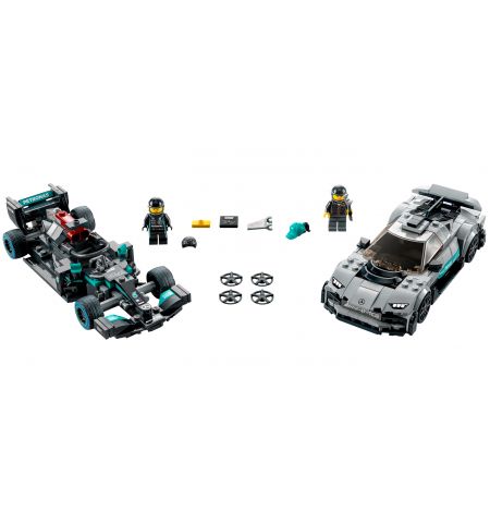 Lego Speed Champions 76909 Конструктор Mercedes-AMG F1 W12 E Performance и Mercedes-AMG Project One