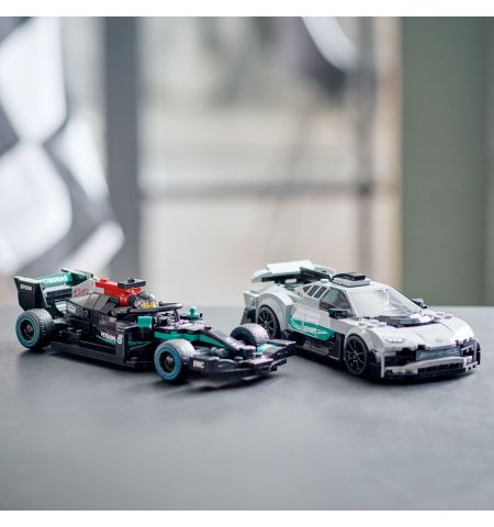 Lego Speed Champions 76909 Конструктор Mercedes-AMG F1 W12 E Performance и Mercedes-AMG Project One
