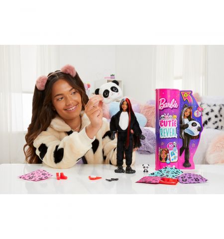 Barbie HHG22 Кукла Cutie Reveal Панда, 30 см Barbie HHG22 Кукла Cutie Reveal Панда, 30 см