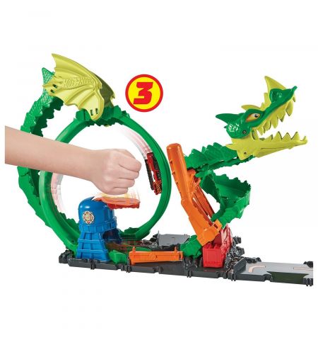 Hot Wheels HDP03 Набор игровой City Dragon Drive Firefight Hot Wheels HDP03 Набор игровой City Dragon Drive Firefight