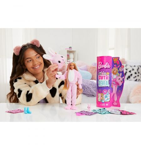 Barbie HHG19 Кукла Cutie Reveal Зайчик, 30 см Barbie HHG19 Кукла Cutie Reveal Зайчик, 30 см