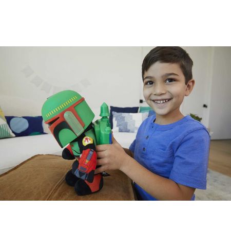 Mattel HHW55 Фигурка Boba Fett Feature Plush, 30 см Mattel HHW55 Фигурка Boba Fett Feature Plush, 30 см