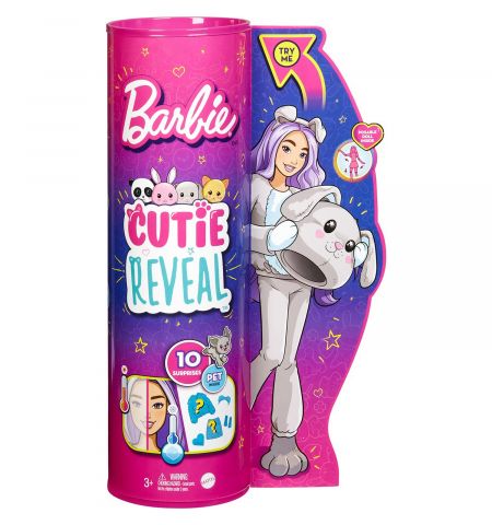 Barbie HHG21 Кукла Cutie Reveal Щенок, 30 см Barbie HHG21 Кукла Cutie Reveal Щенок, 30 см