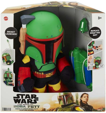 Mattel HHW55 Фигурка Boba Fett Feature Plush, 30 см Mattel HHW55 Фигурка Boba Fett Feature Plush, 30 см