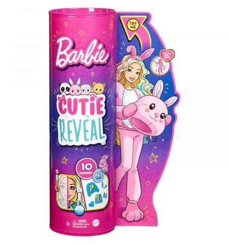 Barbie HHG19 Кукла Cutie Reveal Зайчик, 30 см Barbie HHG19 Кукла Cutie Reveal Зайчик, 30 см