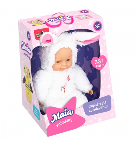 Noriel INT3589 Кукла Майя Зайка, 33 см Noriel INT3589 Кукла Майя Зайка, 33 см