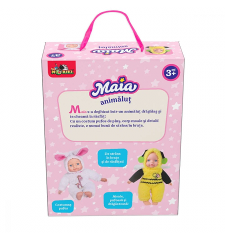 Noriel INT3589 Кукла Майя Зайка, 33 см Noriel INT3589 Кукла Майя Зайка, 33 см