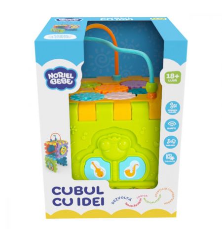 Noriel INT3831 Развивающая игрушка Куб с идеями Noriel INT3831 Развивающая игрушка Куб с идеями