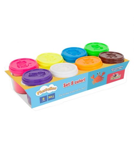 Plastelino INT7211 Пластилин Набор из 8 цветов 140 г. Plastelino INT7211 Пластилин Набор из 8 цветов 140 г.