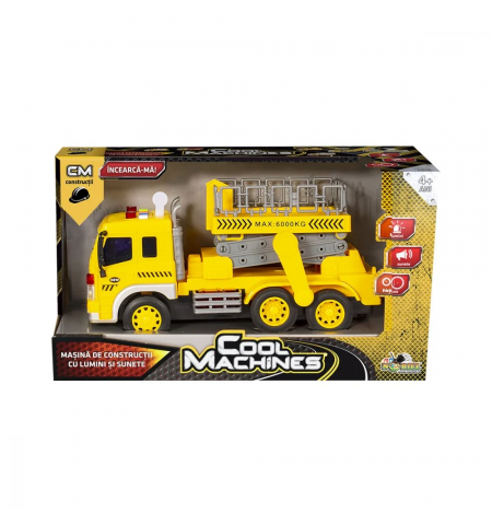Noriel INT1219 Подъемный грузовик Cool Machines со светом и звуком Noriel INT1219 Подъемный грузовик Cool Machines со светом и звуком