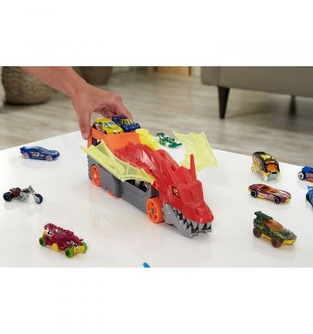 Hot Wheels GTK42 Игровой набор Dragon Launch Transporter