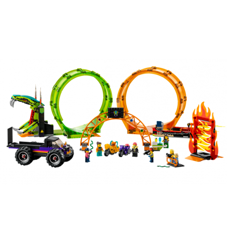 Lego City 60339 Конструктор Трюковая арена Двойная петля Lego City 60339 Конструктор Трюковая арена Двойная петля