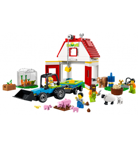 Lego City 60346 Конструктор Ферма и амбар с животными
