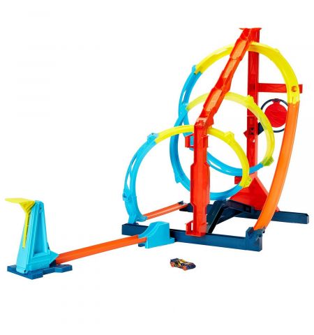 Hot Wheels HDX79 Трек Track Builder Unlimited Corkscrew Twist Kit