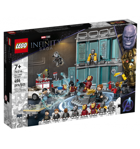 Lego Marvel The Infinity Saga 76216 Конструктор Арсенал Железного человека